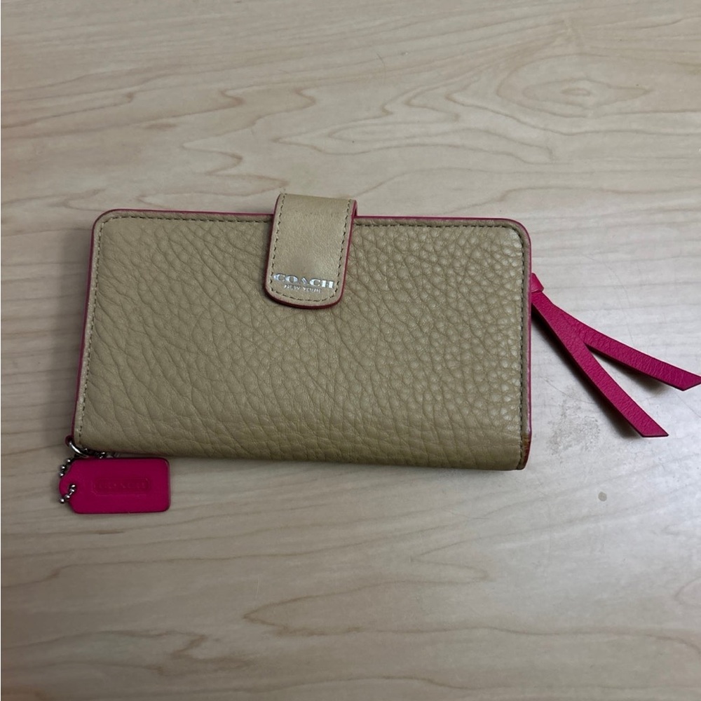 Coach Two Tone Bifold Wallet